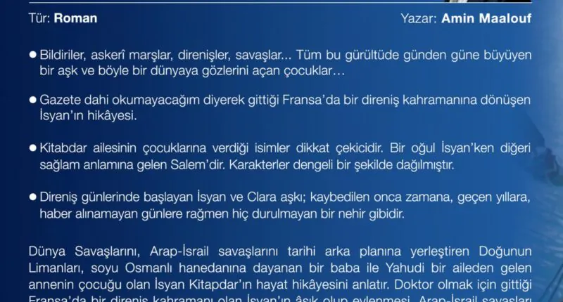 Doğunun Limanları: Amin Maalouf'un Efsanevi Romanı